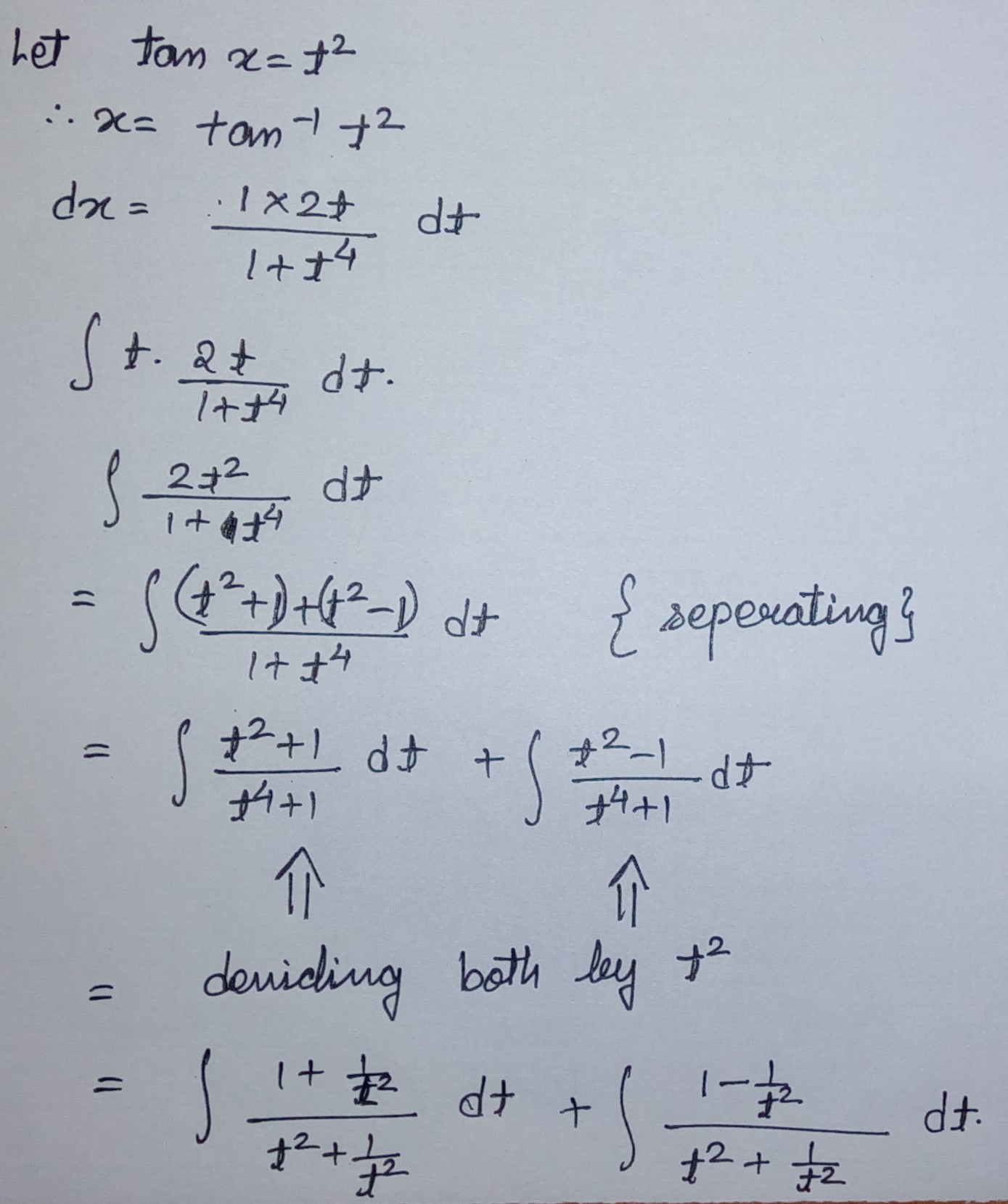 Integration Of Square Root Of Tan X