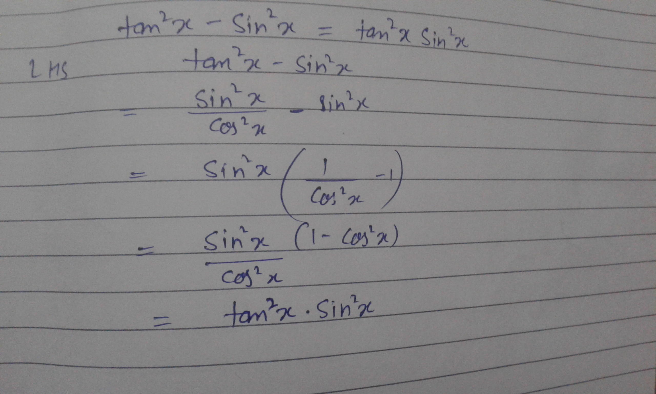 Tan 2 X Sin 2x Tan 2x Sin 2x