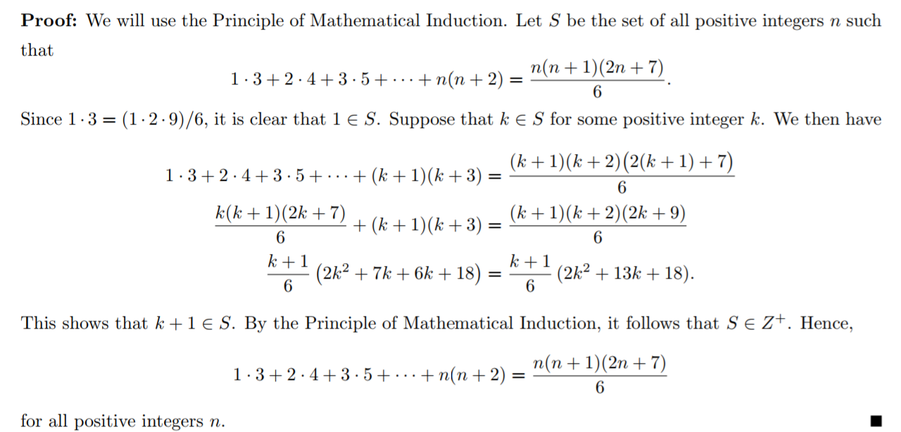 Prove By The Principle Of Mathematical Induction 1 3 2 4 3 5 N N 2 N N 1 2n 7 6